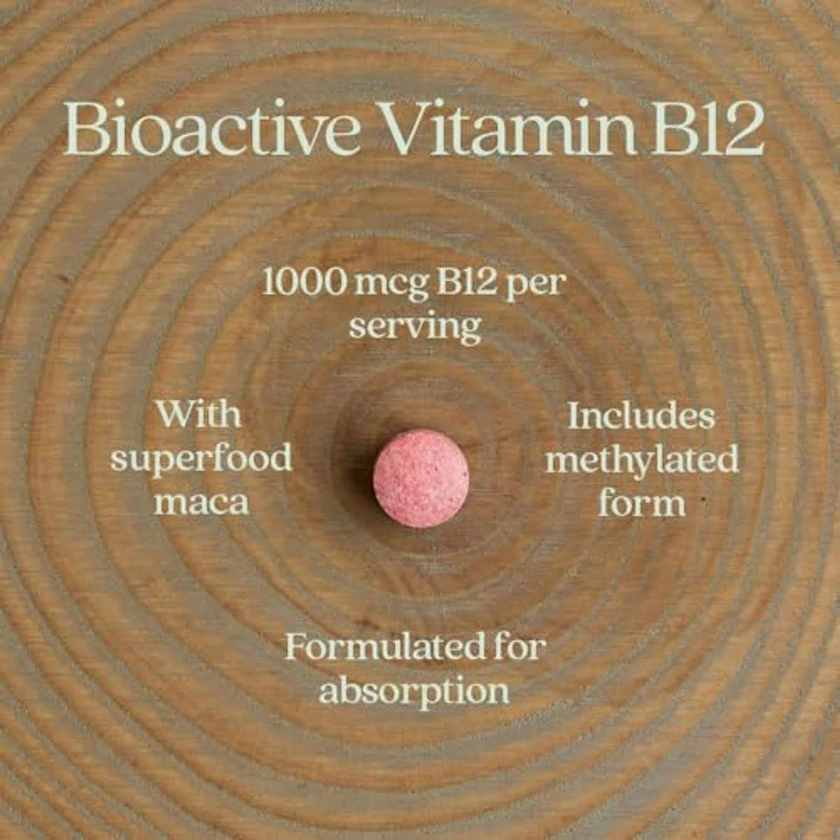 New Chapter Fermented Vitamin B12 1,000mg 30 Tablets - Image 4