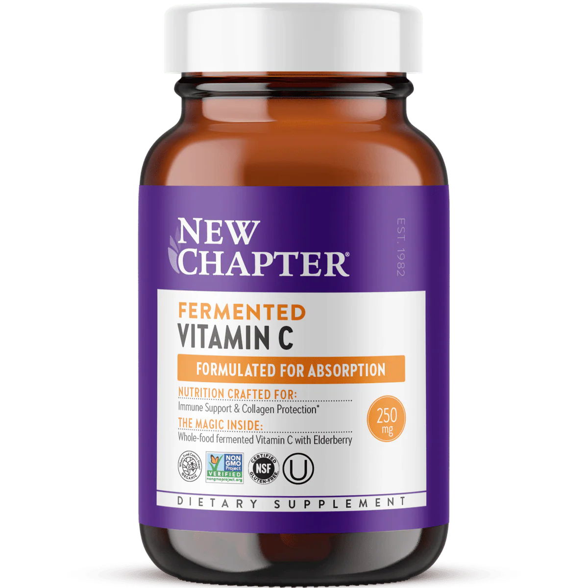 New Chapter Fermented Vitamin C 250mg 30 Tablets