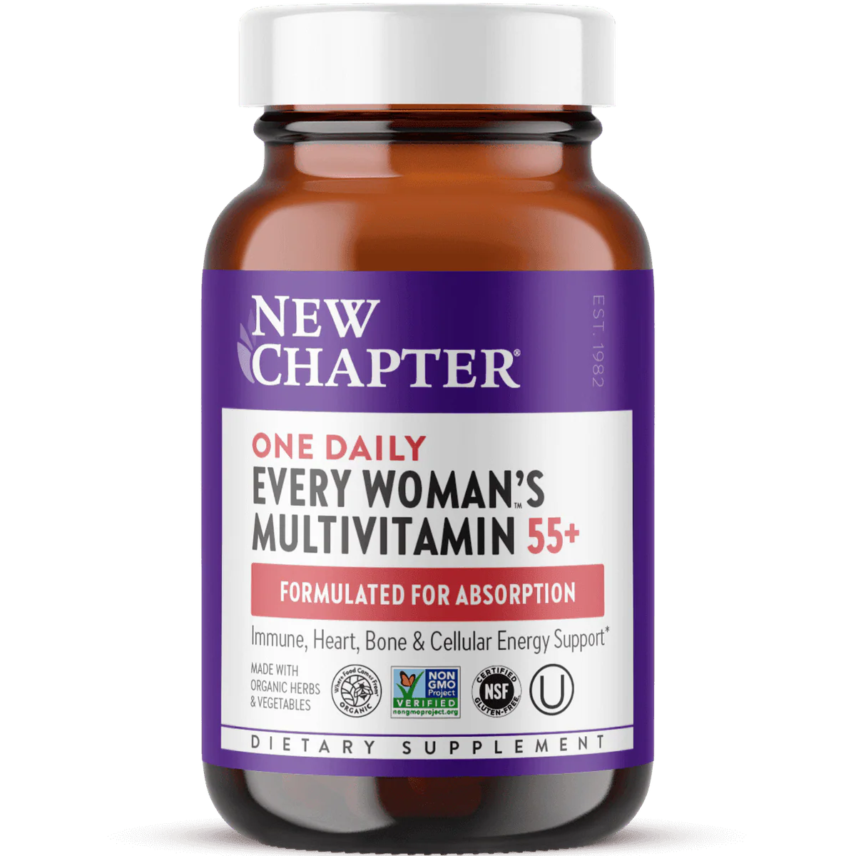 New Chapter One Daily Every Womans 55+ Multivitamin 30 Tablets