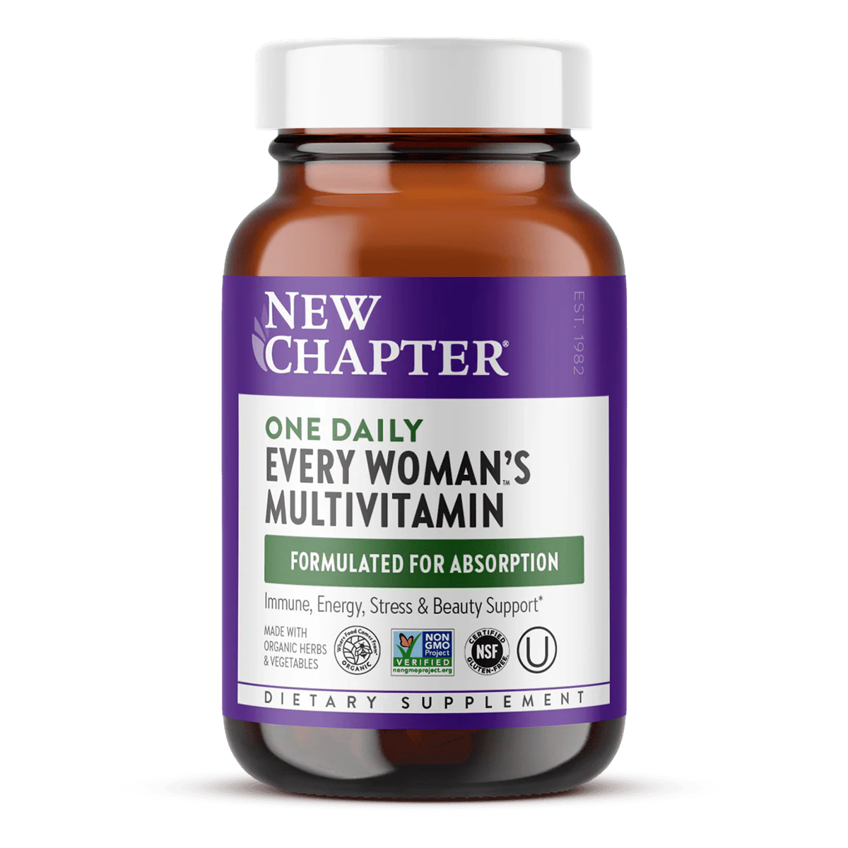New Chapter One Daily Every Woman's Multivitamin 72 Tablets
