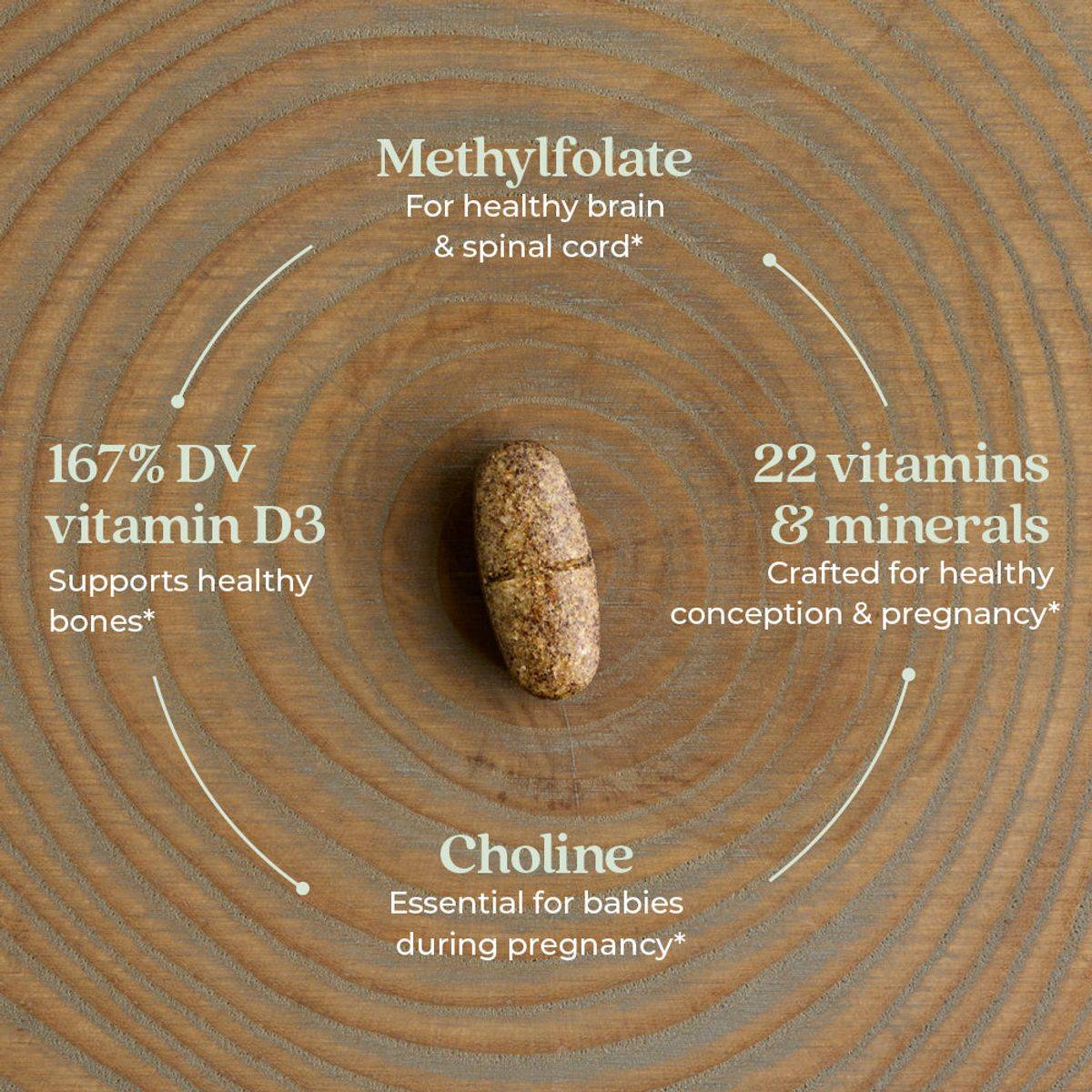 New Chapter One Daily Prenatal Multivitamin 60 Tablets - Image 3
