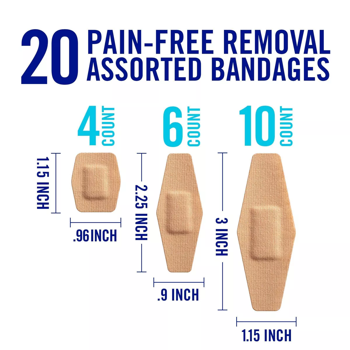 Nexcare Bandages Duo Assorted 20 Plasters - Image 4