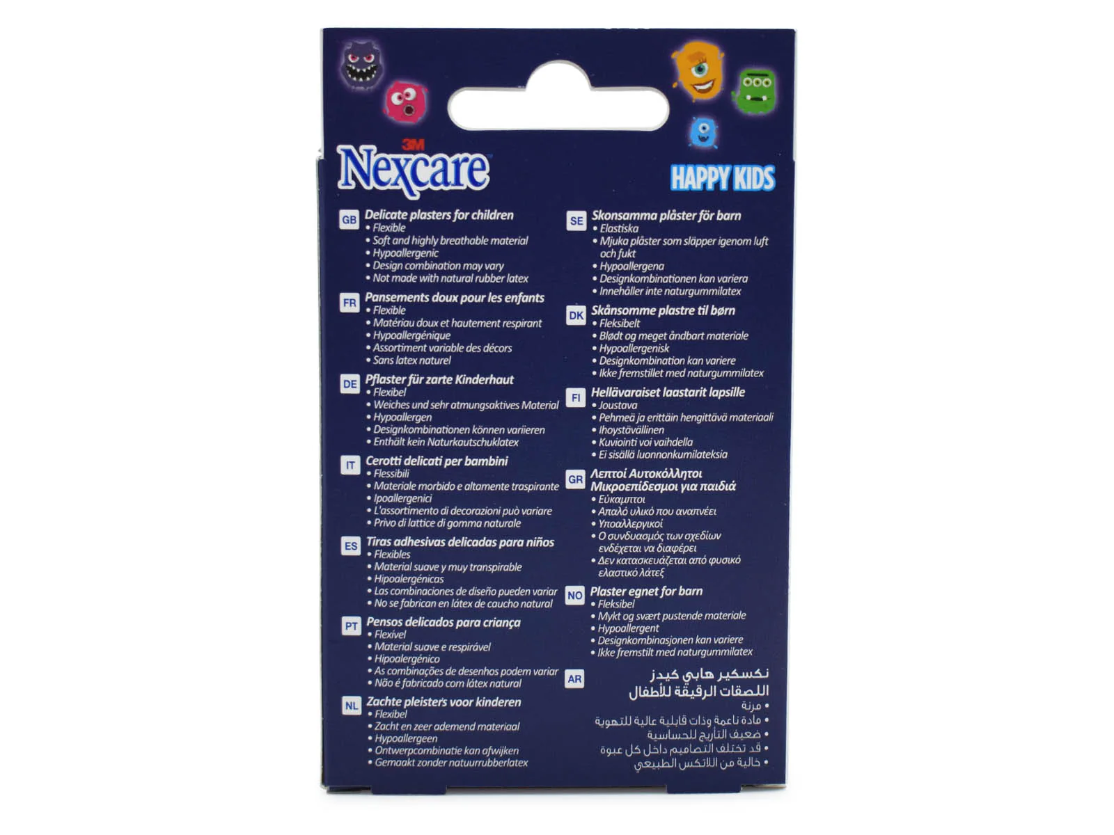 Nexcare Bandages Happy Kids Monster 20 Plasters - Image 2