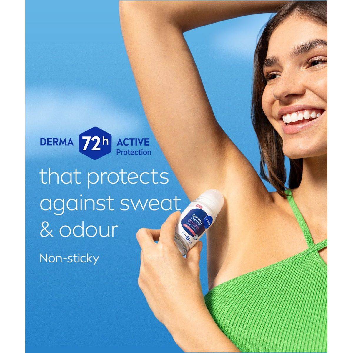 Nivea Deodorant Roll On Derma Control Defend 50ml - Image 2