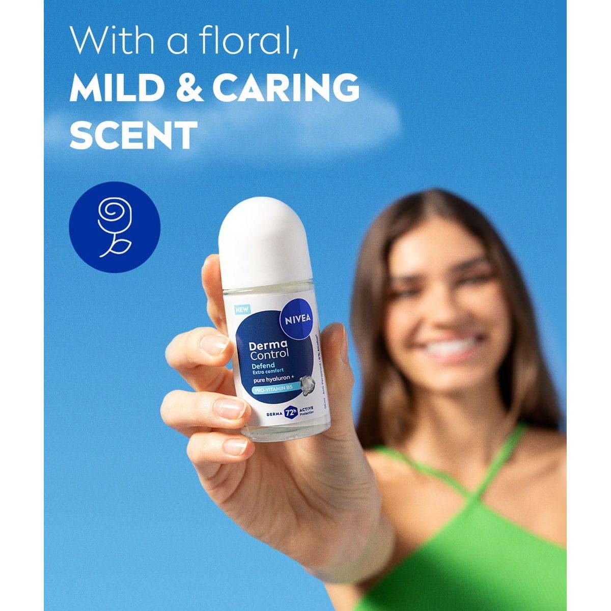 Nivea Deodorant Roll On Derma Control Defend 50ml - Image 3