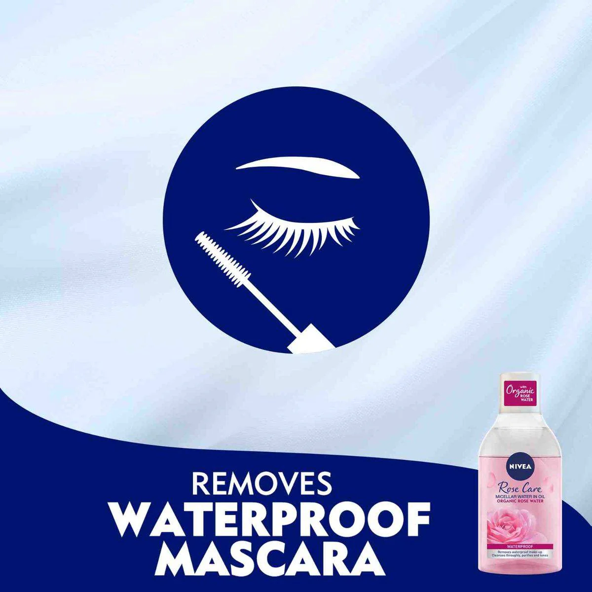 Nivea Face Makeup Remover Micellar Water Rose Care All Skin Types 400ml - Image 4