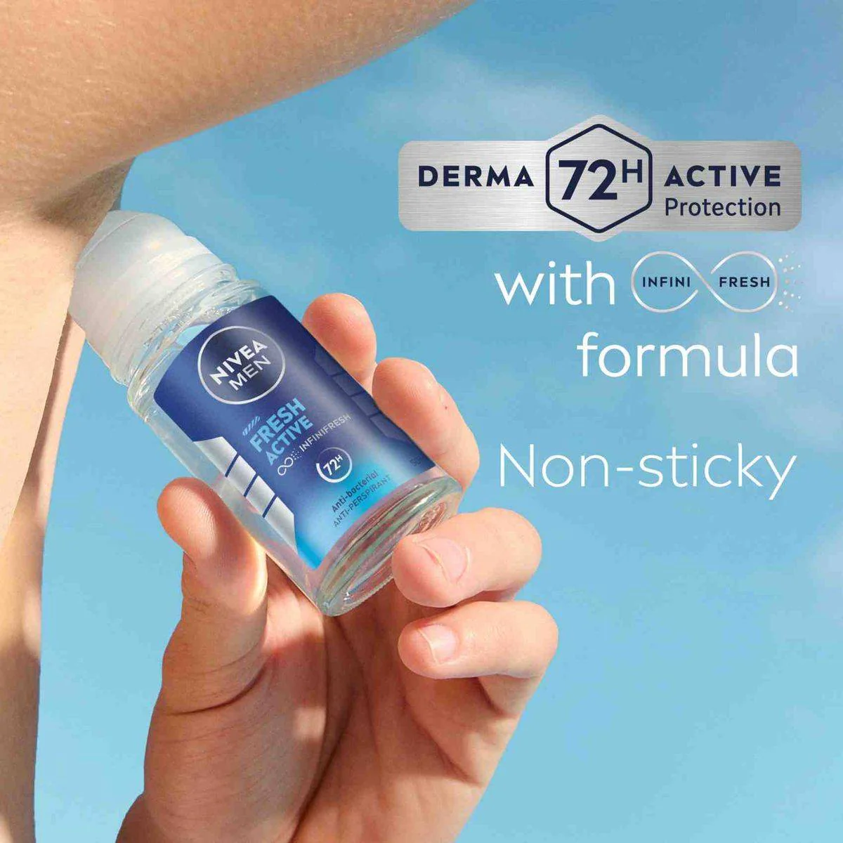Nivea Men Deodorant Roll On Fresh Active 50ml - Image 2