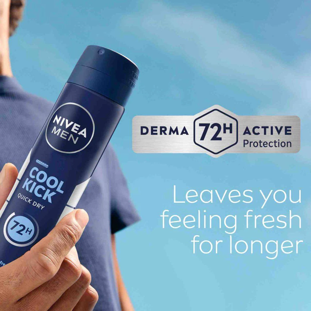 Nivea Men Deodorant Spray Cool Kick 150ml - Image 6