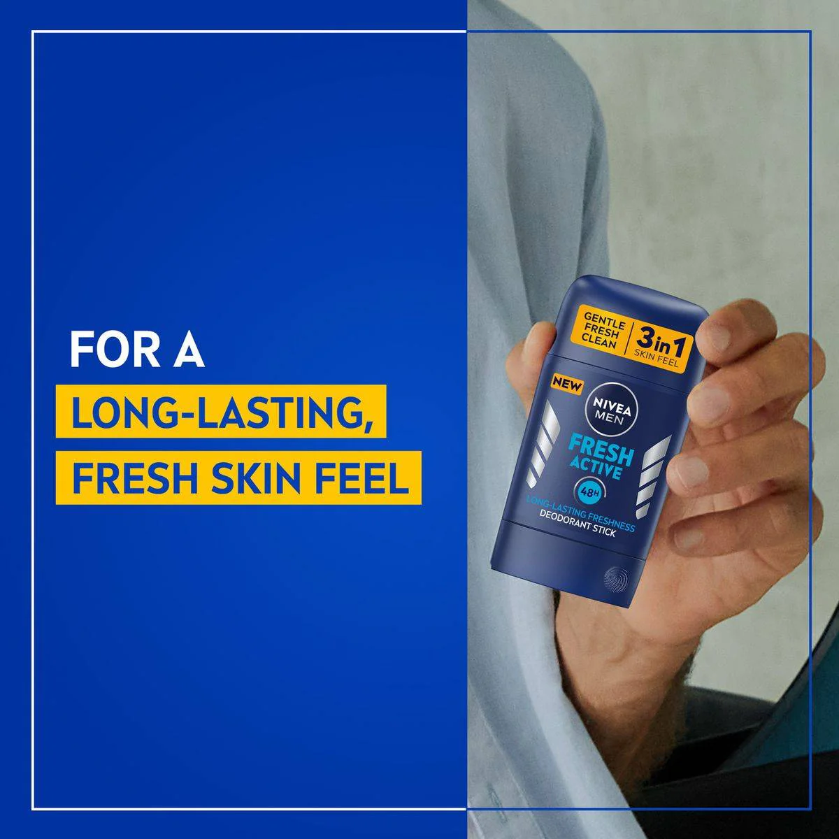Nivea Men Deodorant Stick Fresh Active 50ml - Image 5