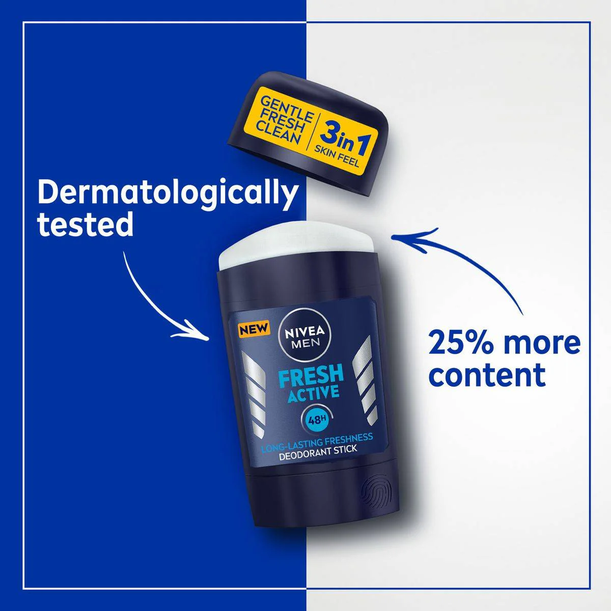 Nivea Men Deodorant Stick Fresh Active 50ml - Image 7