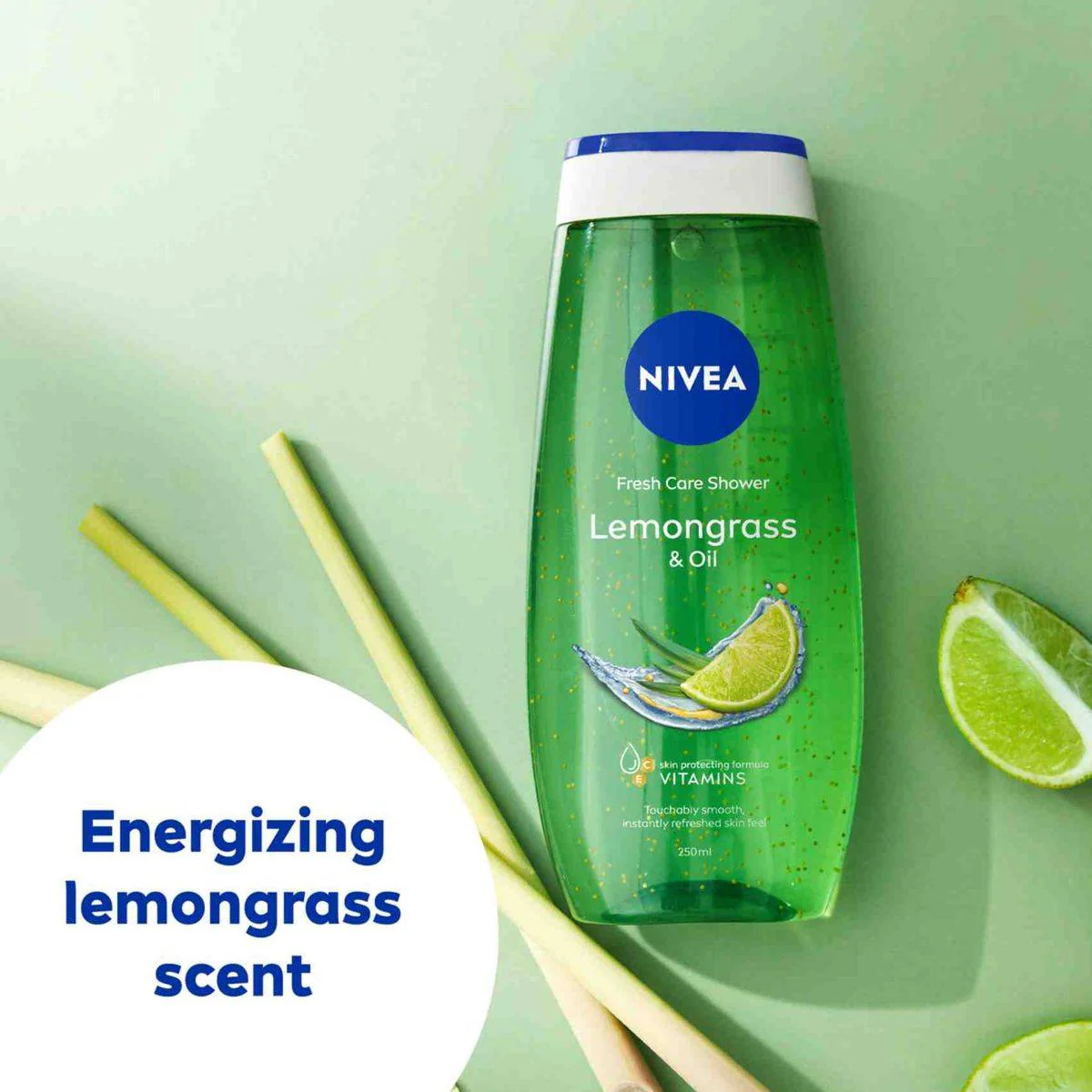Nivea Shower Gel Lemongrass & Oil 250ml - Image 2