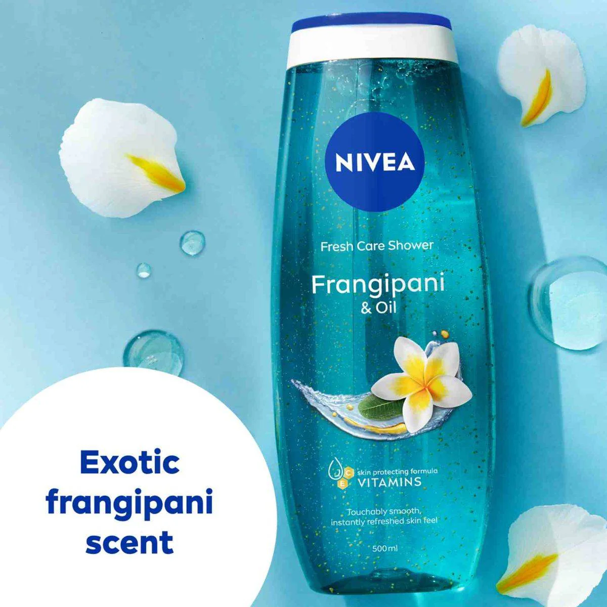 Nivea Shower Gel Frangipani & Oil 500ml - Image 4