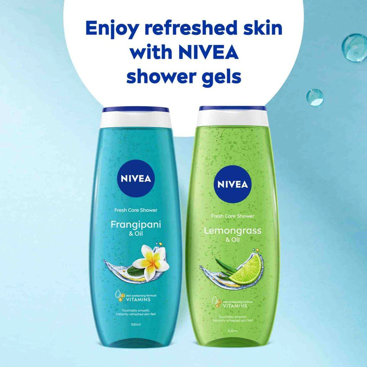 Nivea Shower Gel Frangipani & Oil 500ml - Image 5