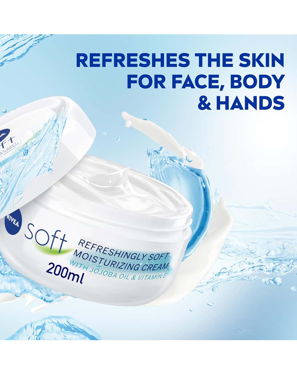 Nivea Soft Cream Jar 200ml - Image 2