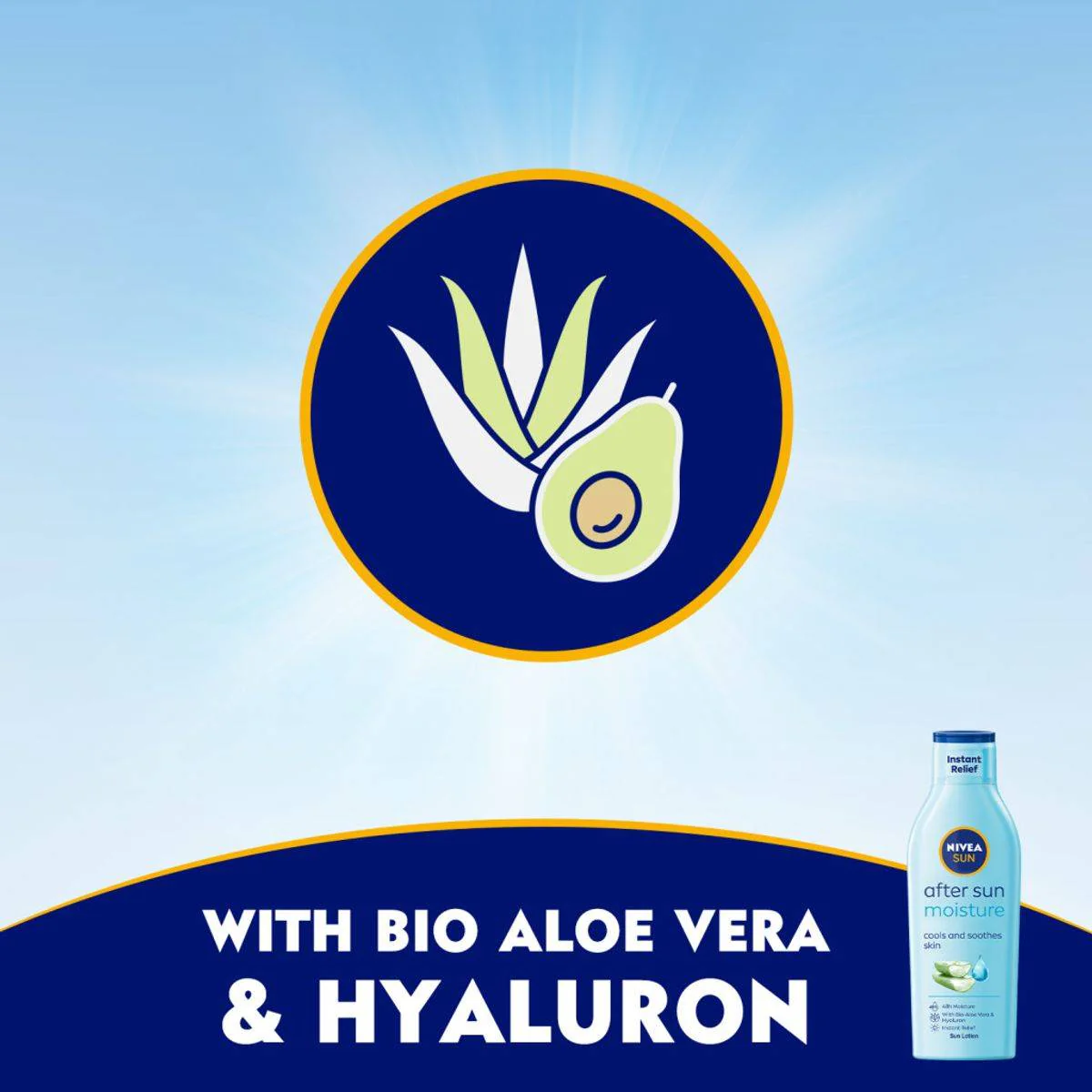 Nivea Sun After Sun Moist Lotion 200ml - Image 3