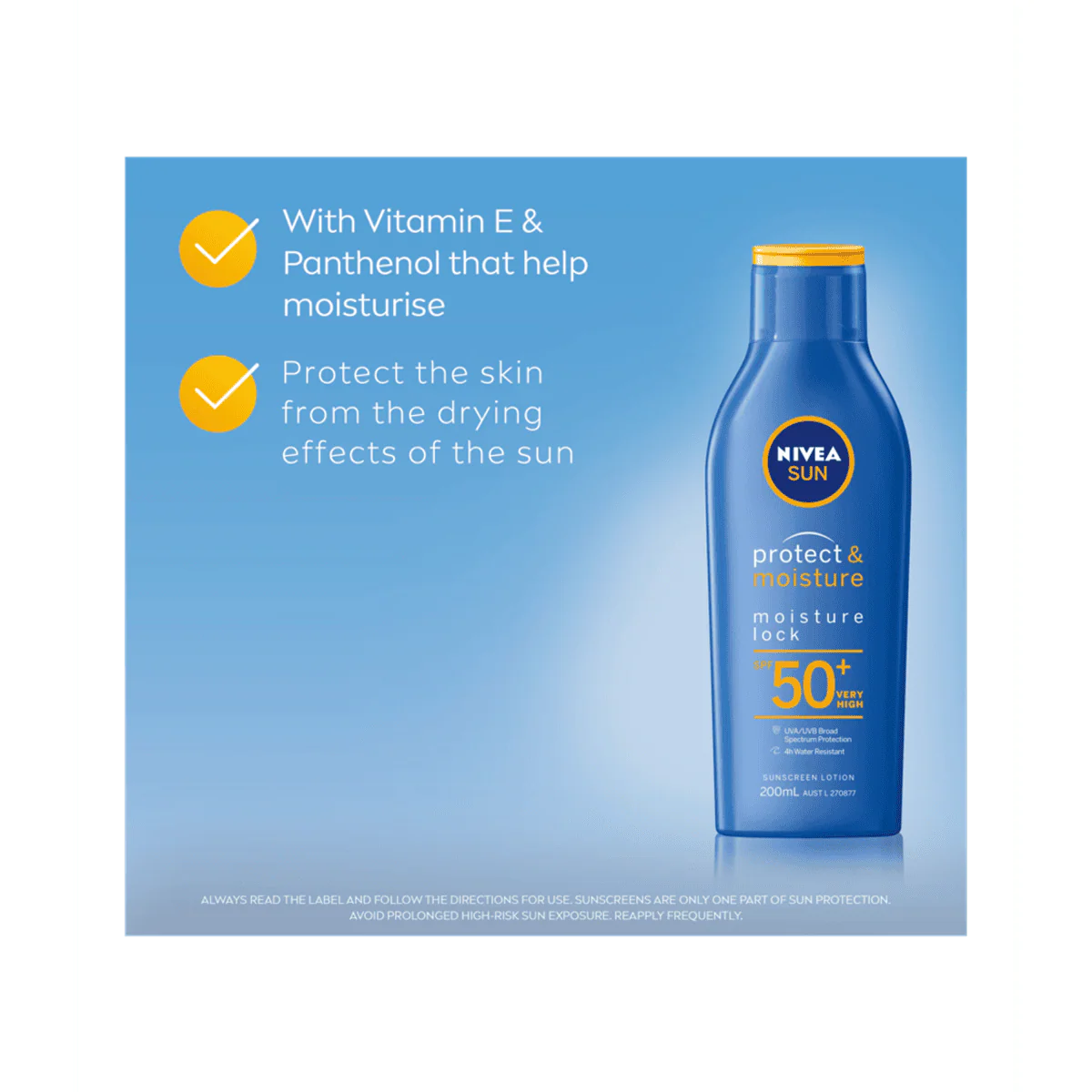 Nivea Sun Protect & Moisture Citracell Protect Sun Lotion SPF50 200ml - Image 2