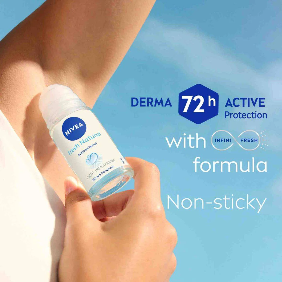 Nivea Women Deodorant Roll On Fresh Natural 50ml - Image 5
