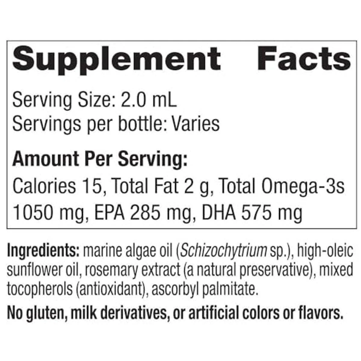 Nordic Naturals Baby DHA Vegetarian 30ml - Image 2