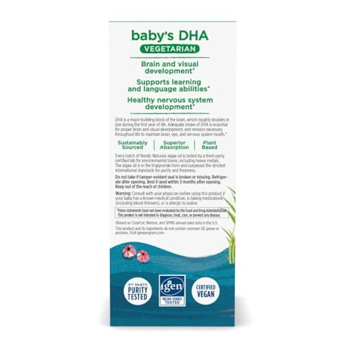 Nordic Naturals Baby DHA Vegetarian 30ml - Image 3