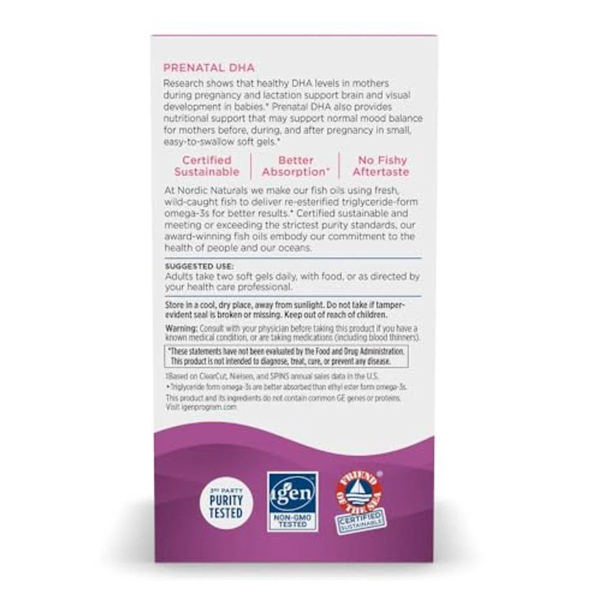 Nordic Naturals Prenatal DHA 90 Capsules - Image 6