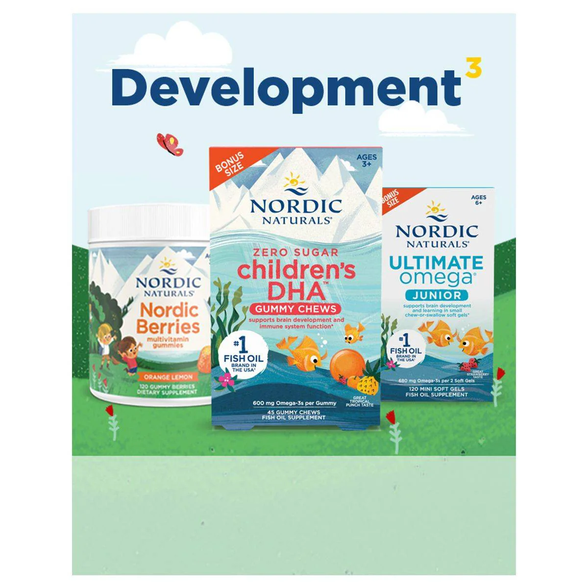 Nordic Naturals Zero Sugar Kids Multigummies Orange 120 Gummies - Image 5