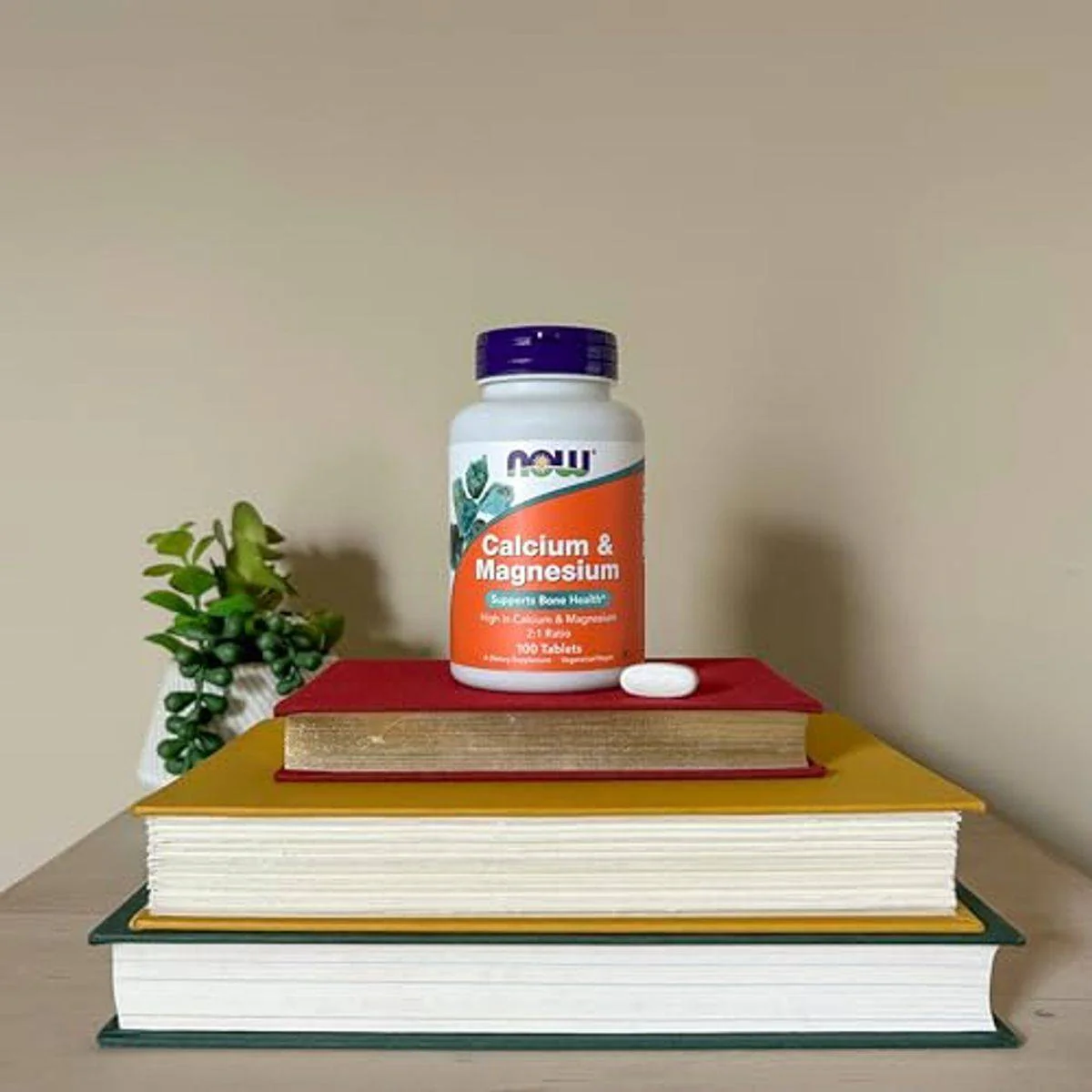 Now Calcium & Magnesium Stress Formula 100 Tablets - Image 2