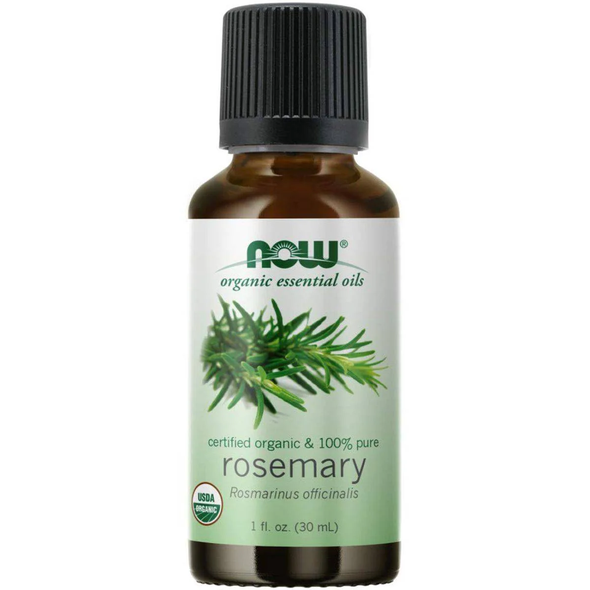 Now Essential Oil 100% Pure Organic Rosemary 30ml