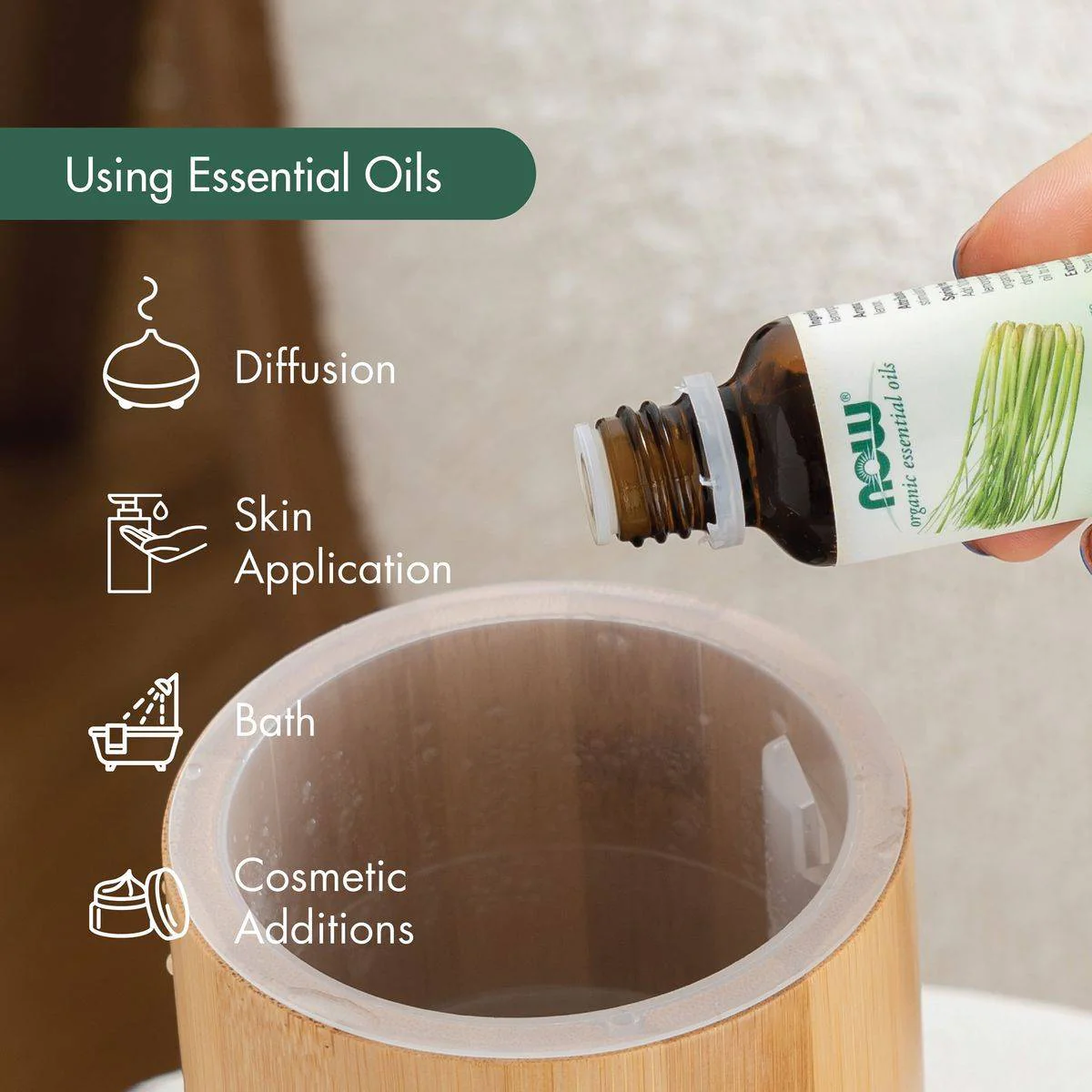 Now Essential Oil 100% Pure Rosemary 30ml - Image 7