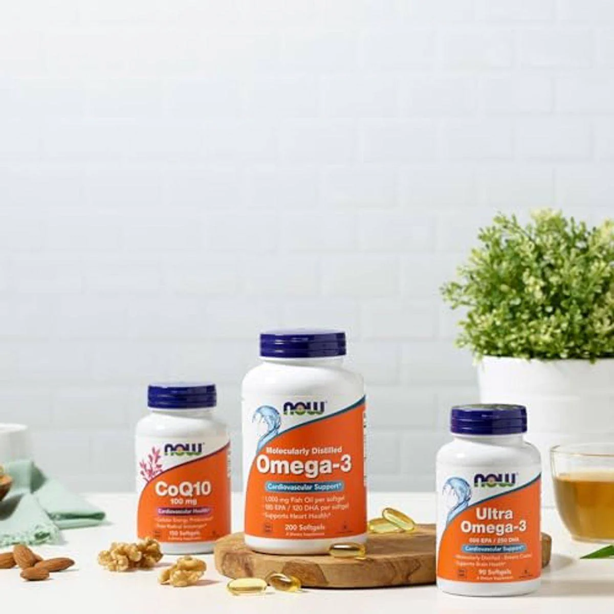 Now Fish Oil Omega 3 1,000mg 200 Softgels - Image 5