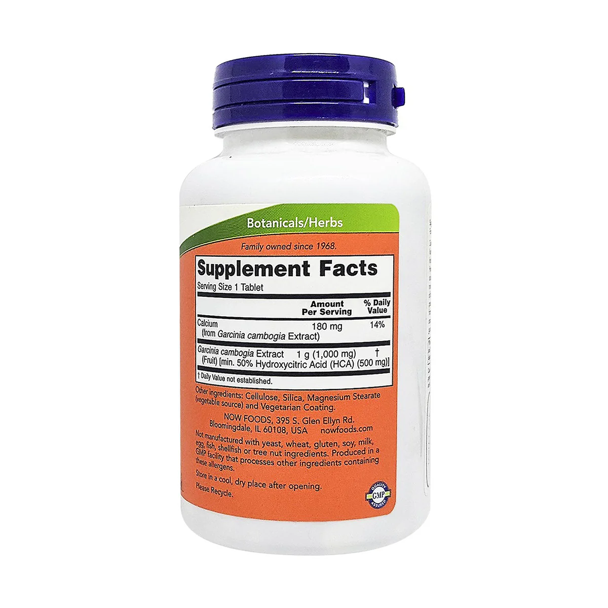 Now Garcinia 1000mg 120 Tablets - Image 3