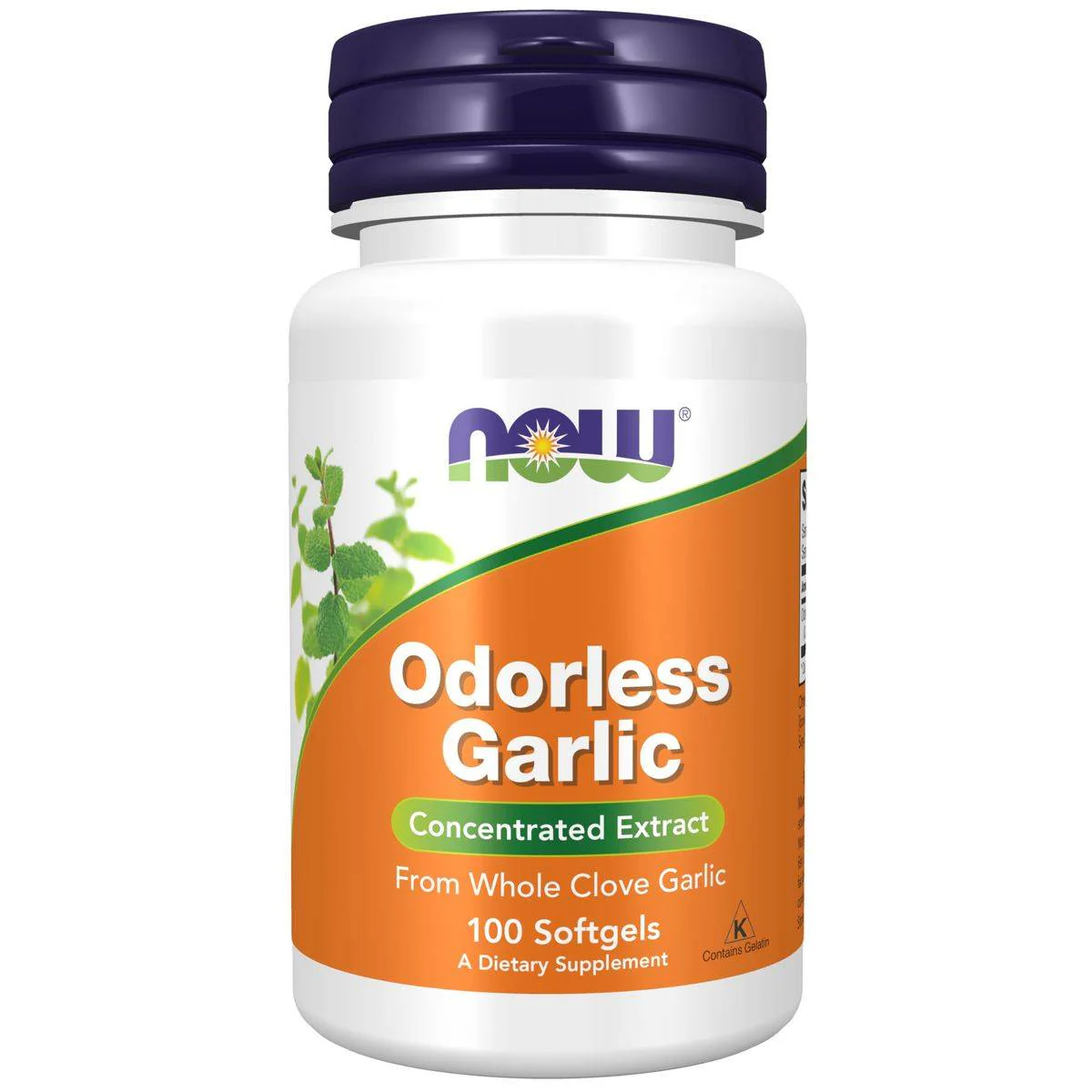 Now Garlic Odorless 100 Softgels