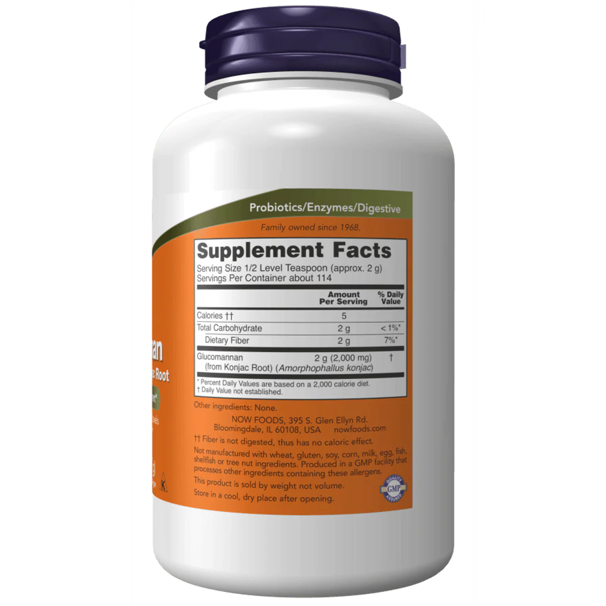 Now Glucomannan Powder 227g - Image 2