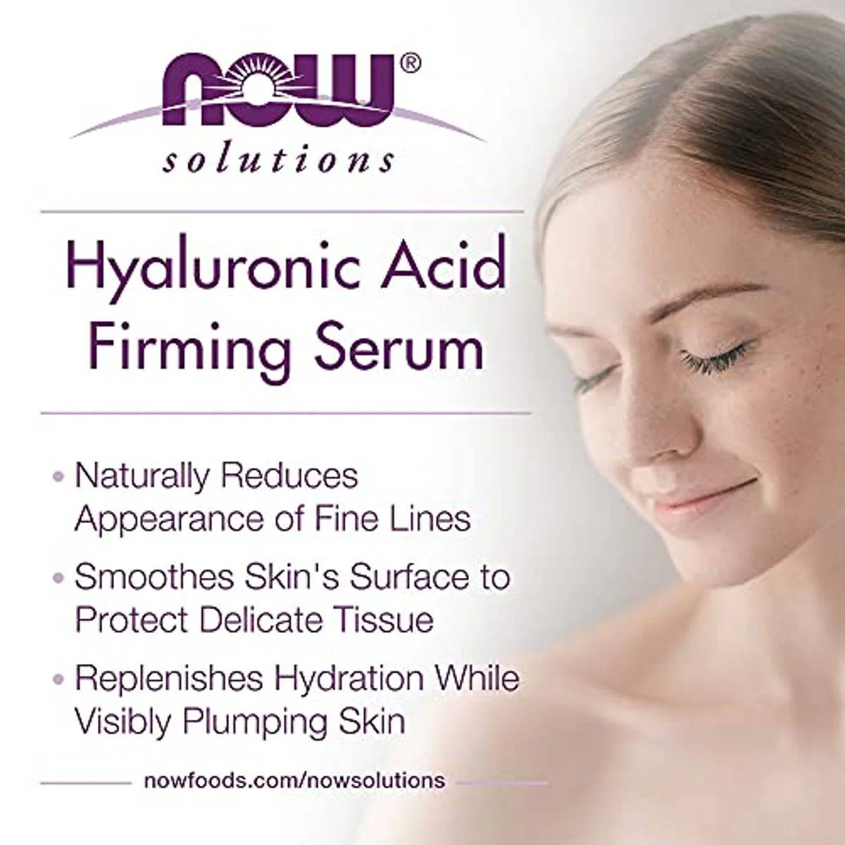 Now Hyaluronic Acid Firming Serum 30ml - Image 2