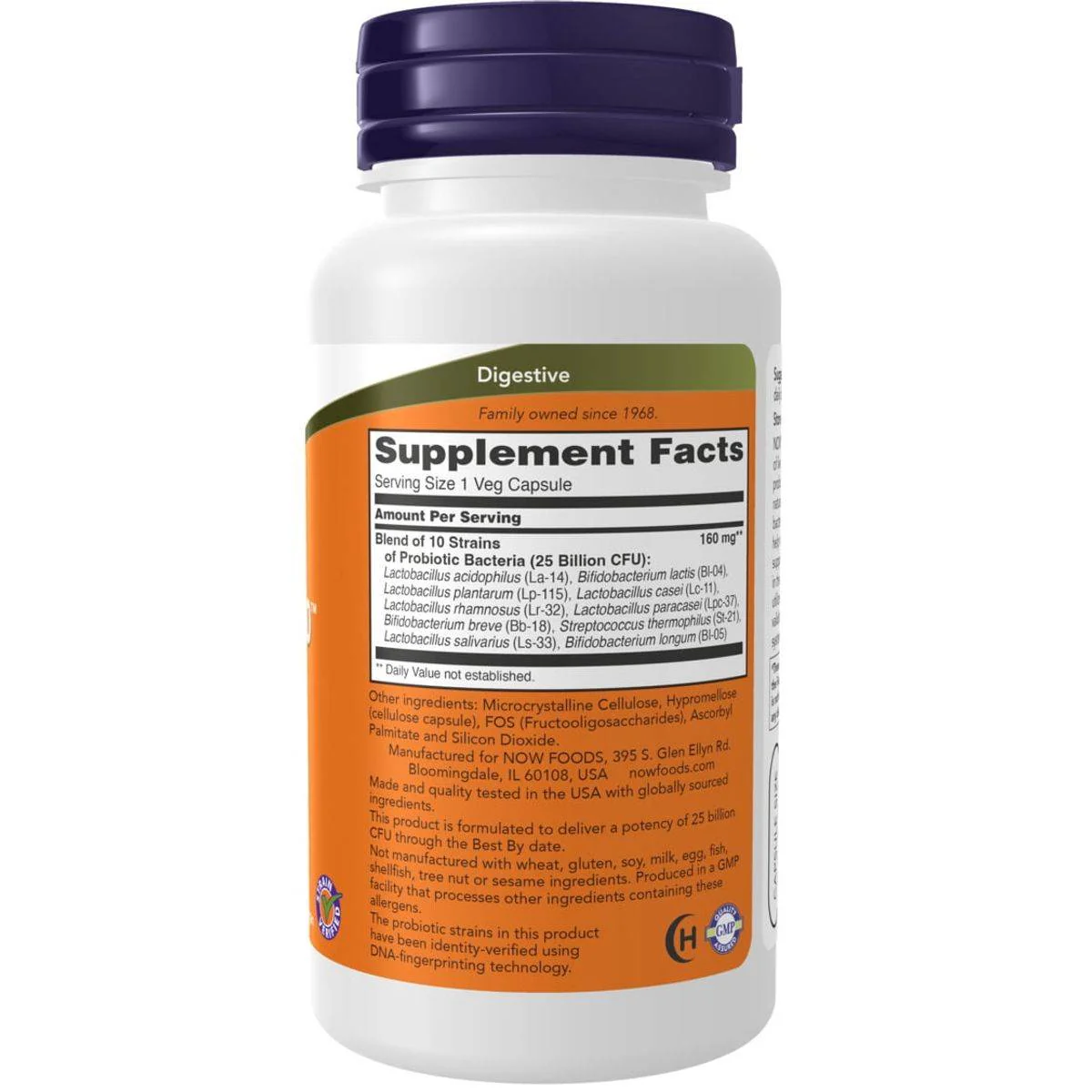 Now Probiotic 10 25 Billion 100 VegeCapsules - Image 4