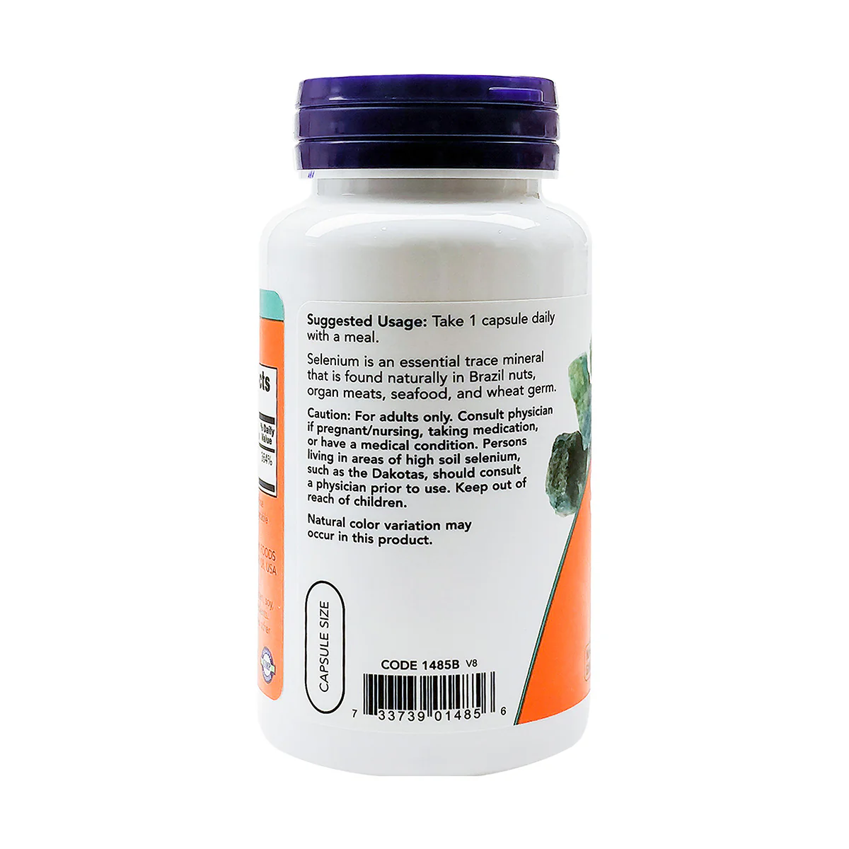 Now Selenium 200mcg 90 VegeCapsules - Image 2