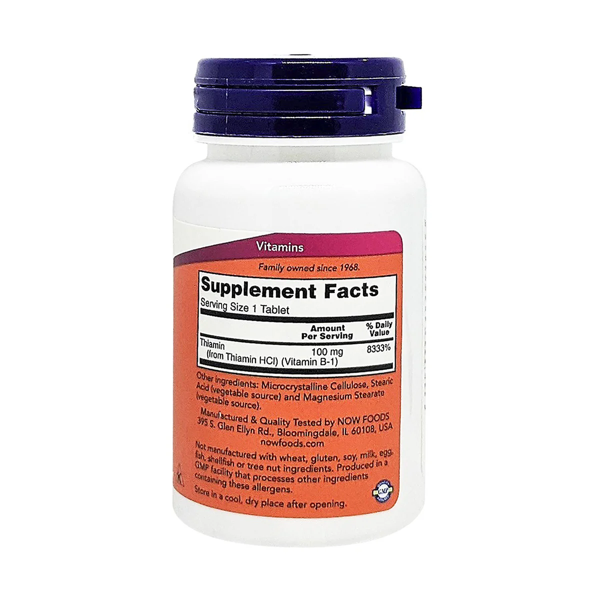 Now Vitamin B1 100mg 100 Tablets - Image 3