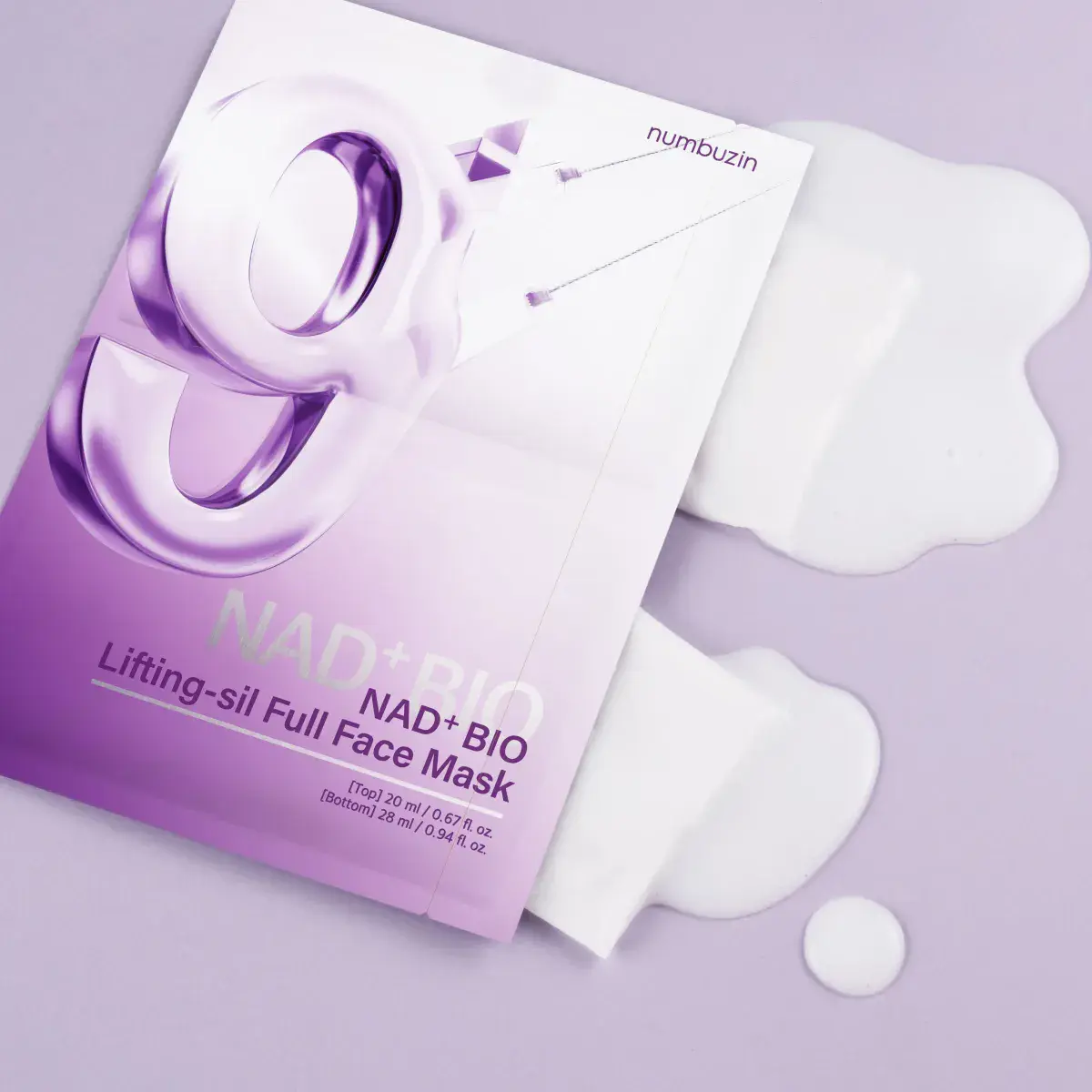 Numbuzin 9+ NAD + Bio Lifting-Sil Full Face Mask - Image 3