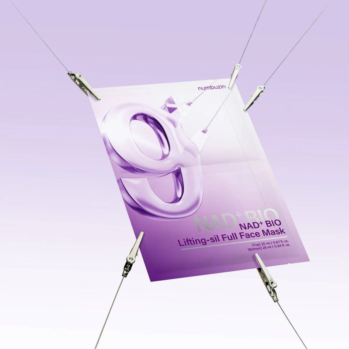 Numbuzin 9+ NAD + Bio Lifting-Sil Full Face Mask - Image 4