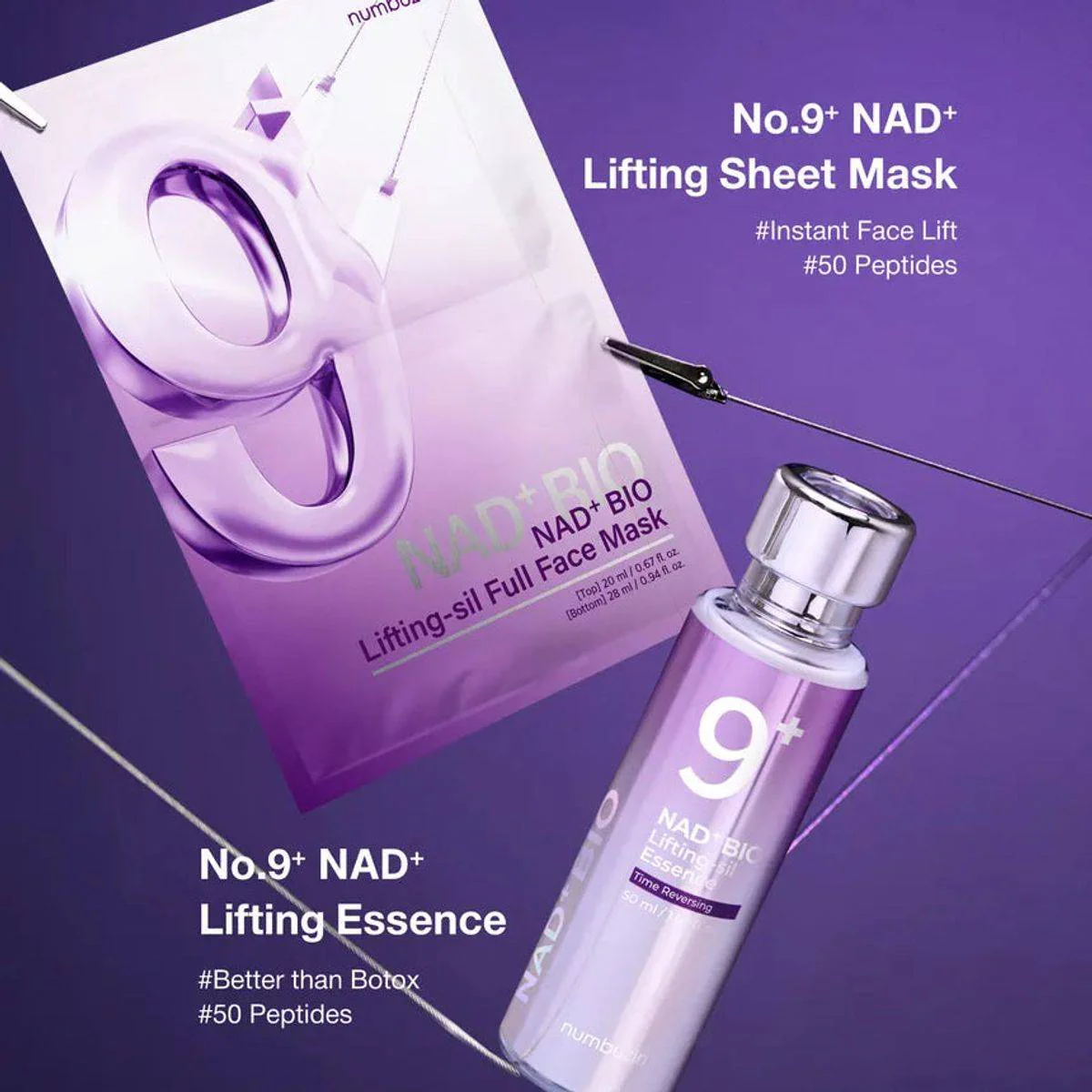 Numbuzin 9+ NAD + Bio Lifting-Sil Full Face Mask - Image 5