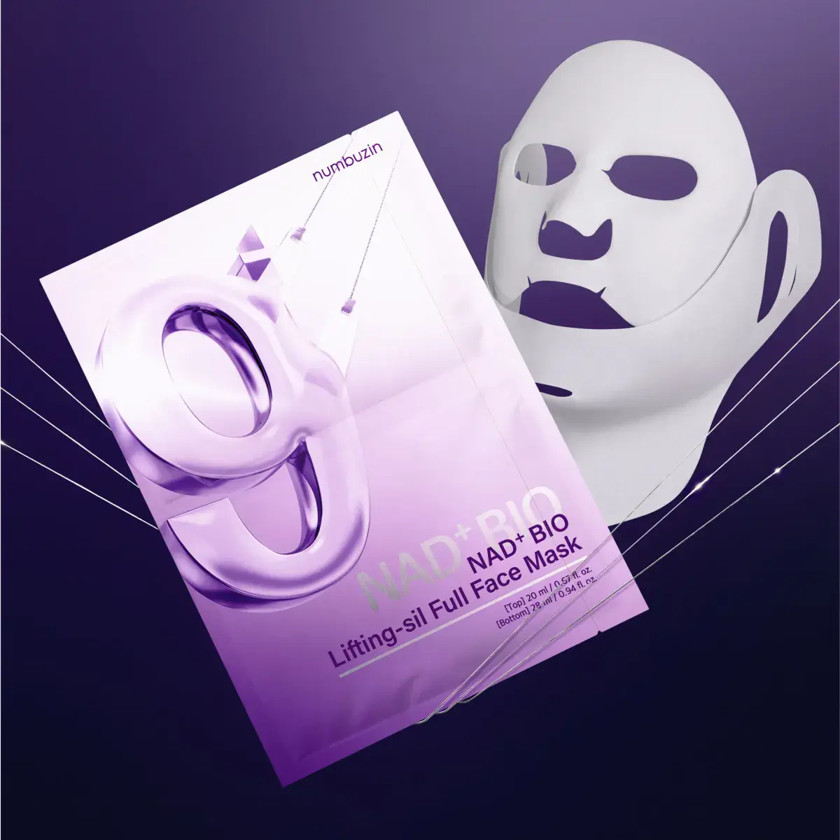 Numbuzin 9+ NAD + Bio Lifting-Sil Full Face Mask - Image 6