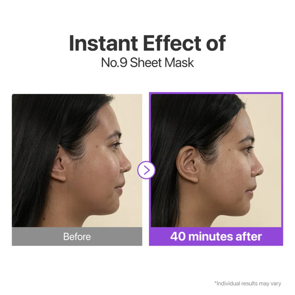 Numbuzin 9+ NMN Bio Lifting Sil Full Face Sheet Mask - Image 4