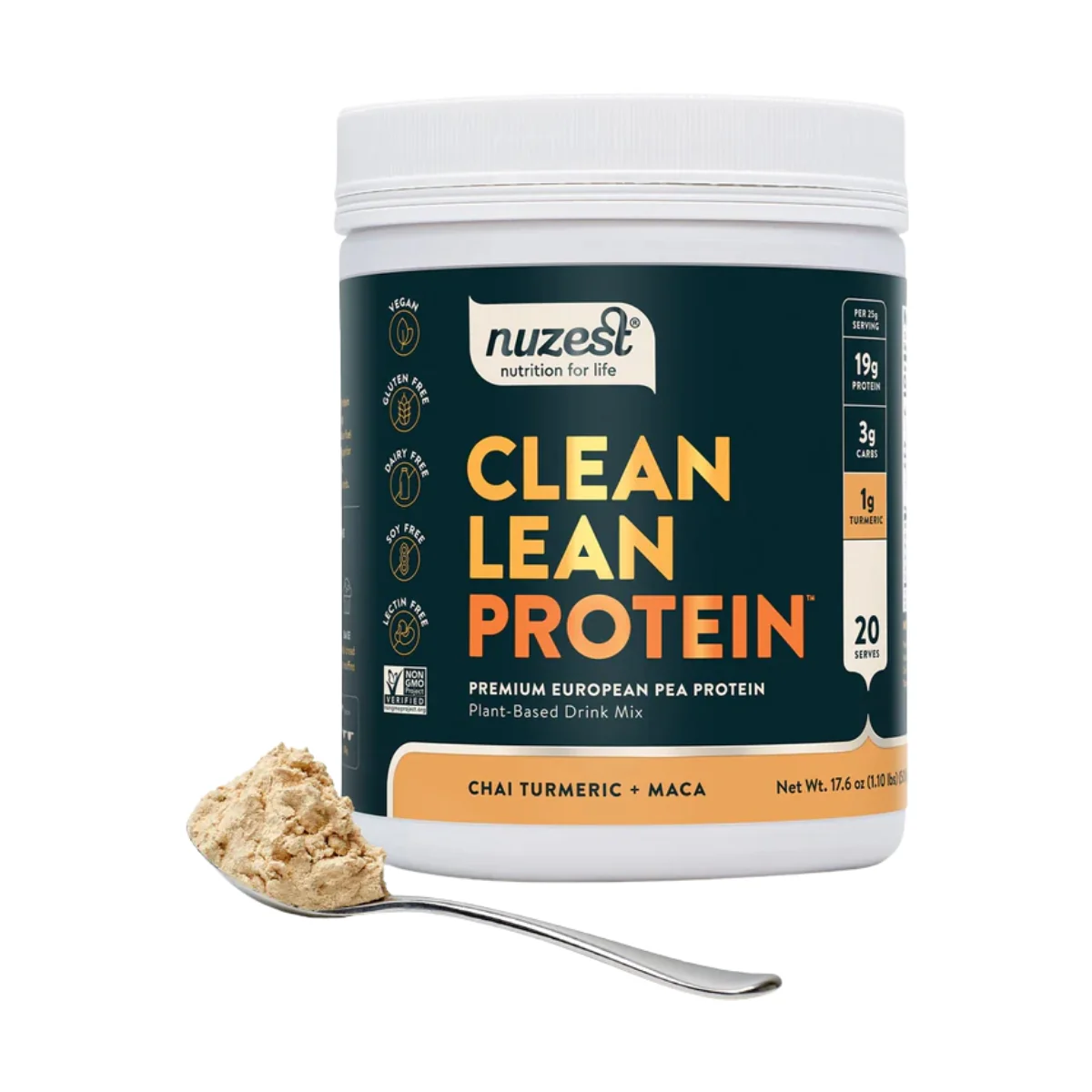 Nuzest Clean Lean Premium Pea Protein Drink Mix Rich Chocolate 500g