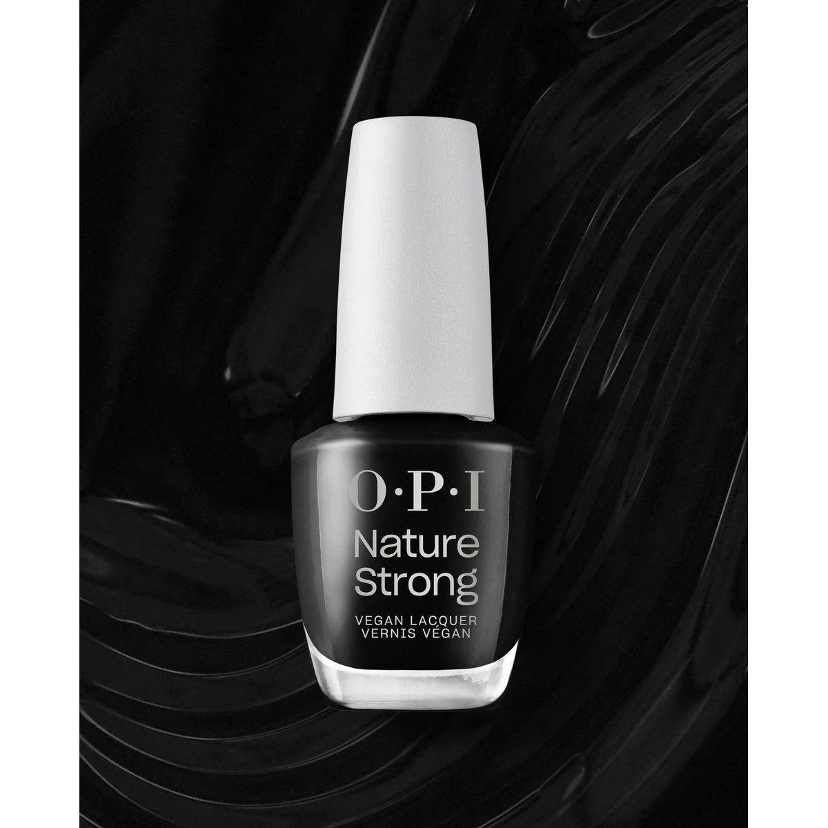OPI Nature Strong Vegan Lacquer Black Onyx Skies 15ml - Image 3
