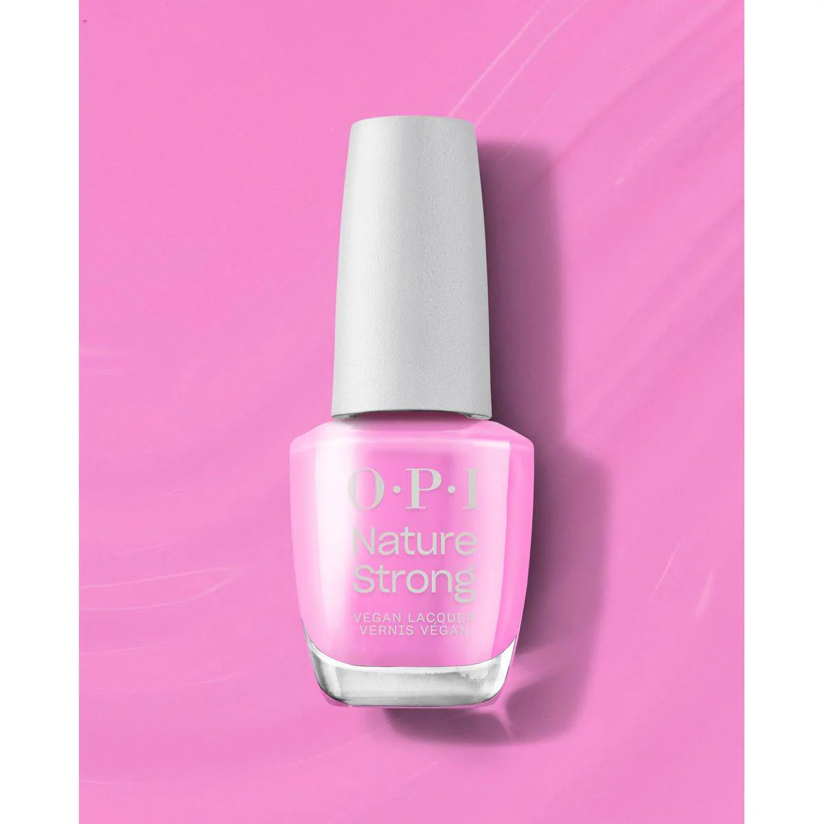 OPI Nature Strong Vegan Lacquer Pink Emflowered 15ml - Image 3