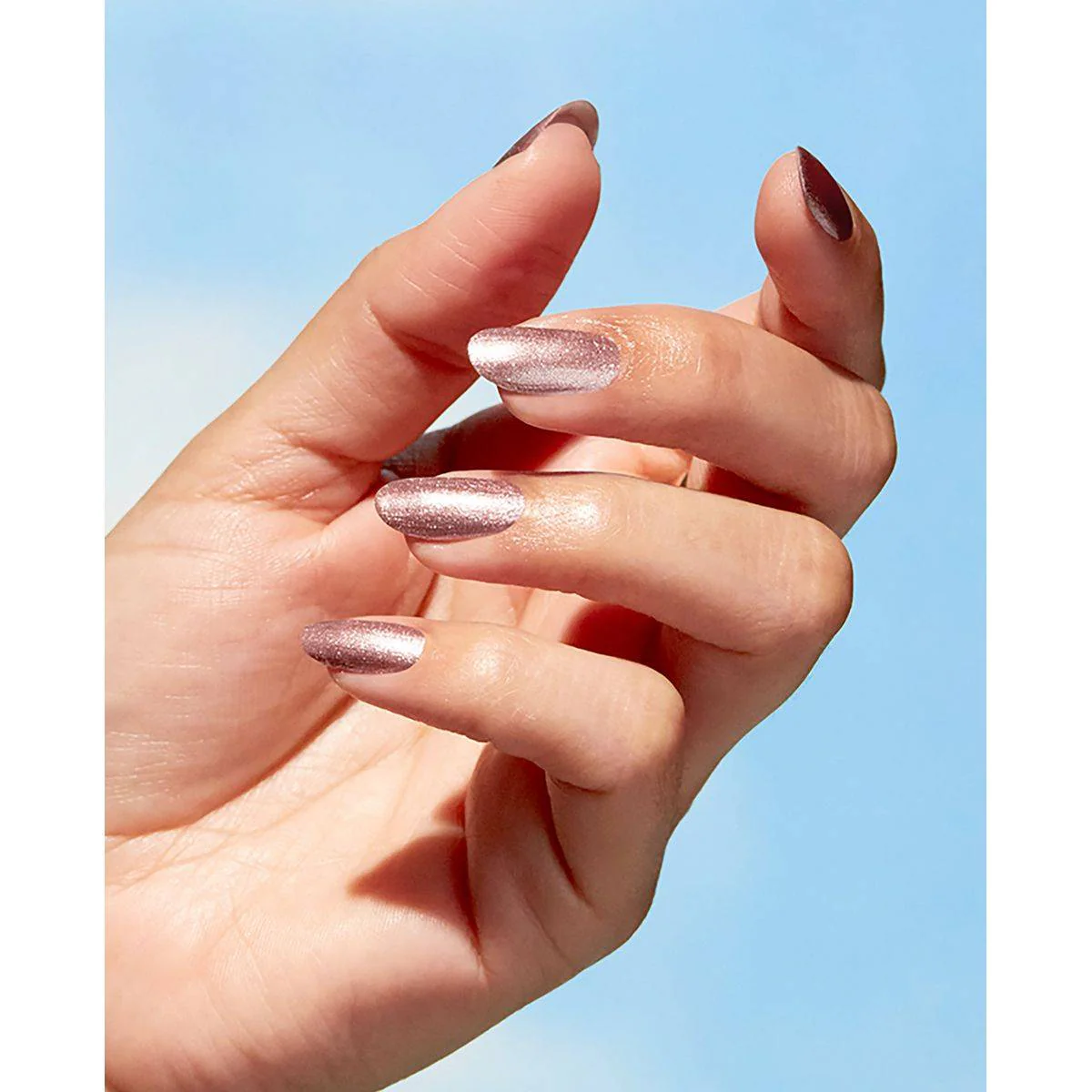 OPI Nature Strong Vegan Lacquer Pink Intentions Are Rose Gold Metallic 15ml - Image 4