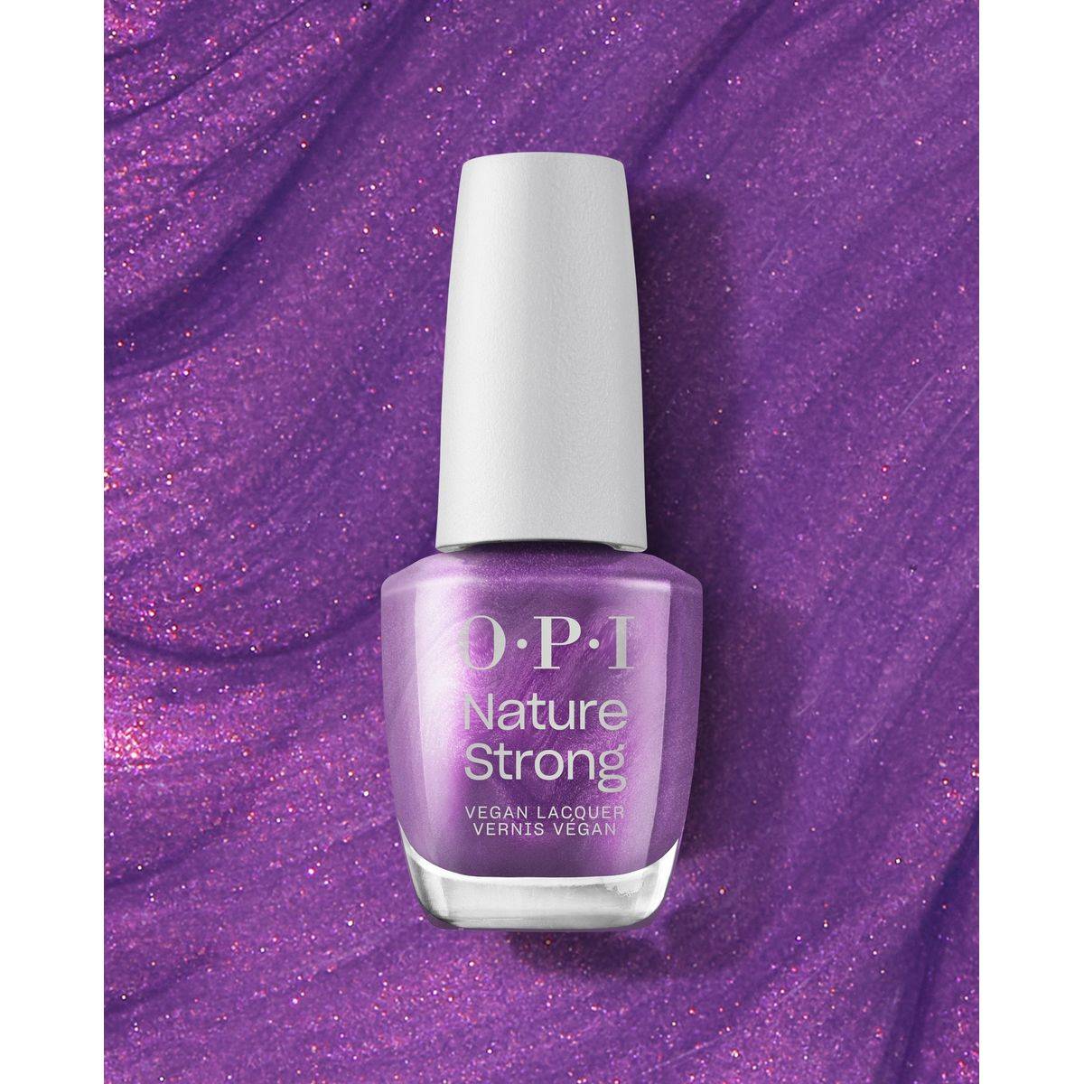 OPI Nature Strong Vegan Lacquer Purple Achieve Grapeness 15ml - Image 4