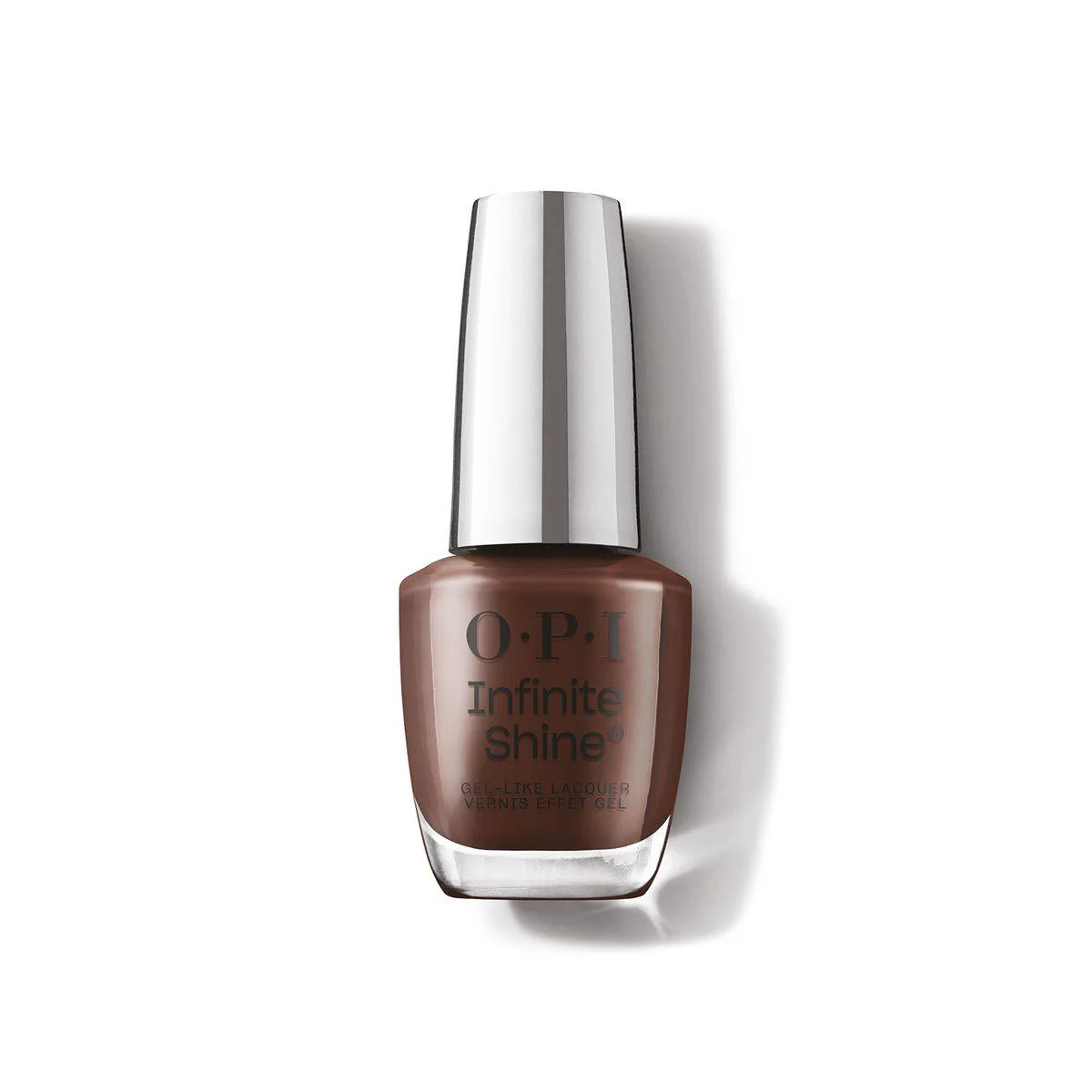 OPI New Infinite Shine Long Wear Lacquer Black Not Afraid of The Dark 15ml - Image 2