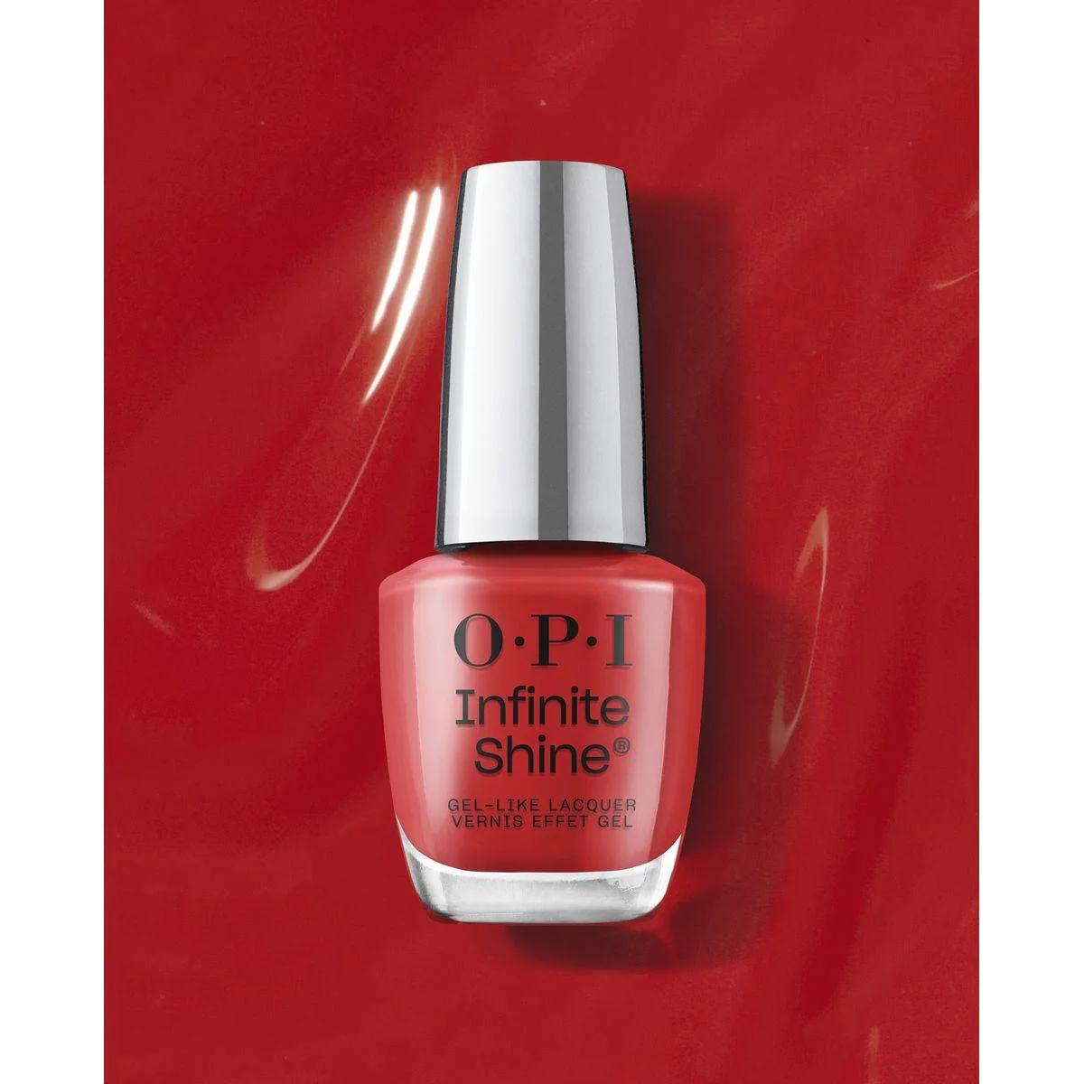 OPI New Infinite Shine Long Wear Lacquer Red Big Apple Red 15ml - Image 2