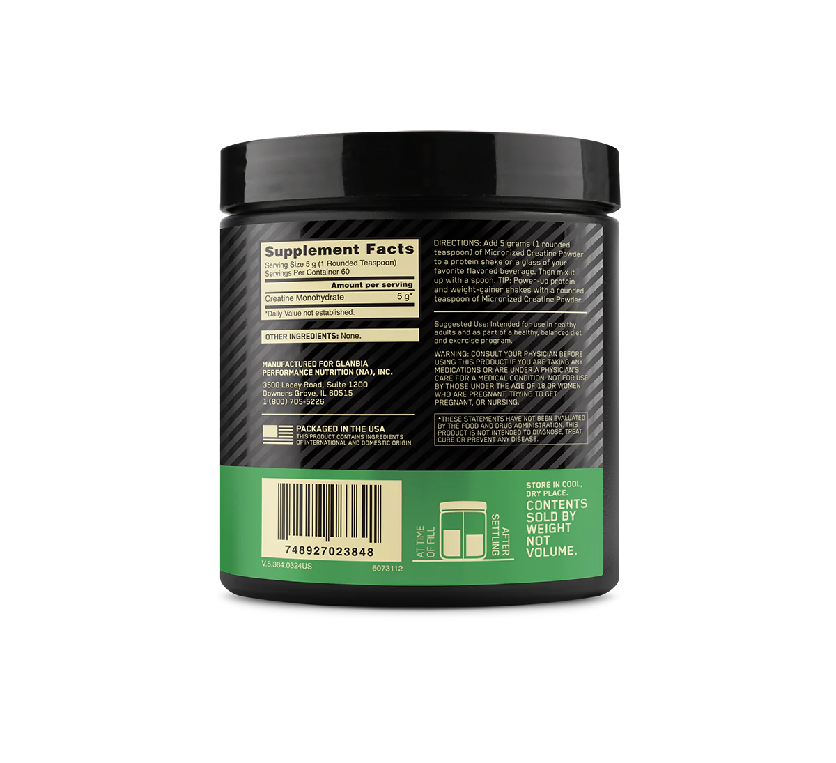 Optimum Nutrition Creatine Powder 300g - Image 3