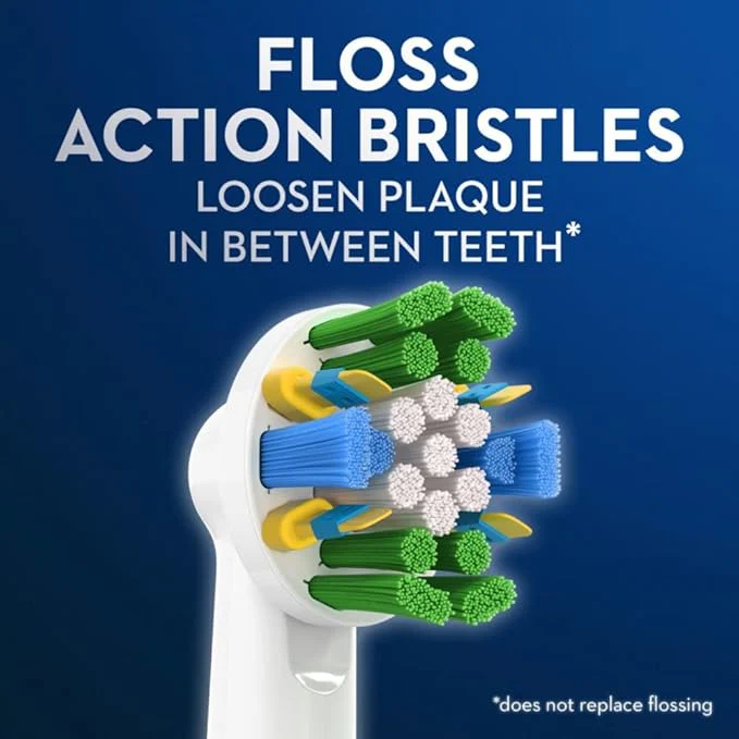 Oral B Replacement Brush Heads Floss Action EB18 2 Packs - Image 5